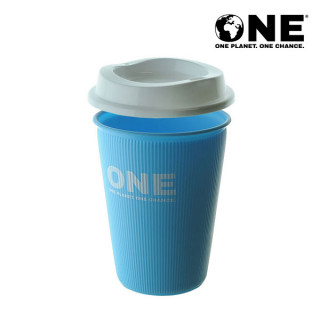 ONE Planet ONE Chance® Polypropylene Reusable Coffee Cup 14oz & Sip Lid