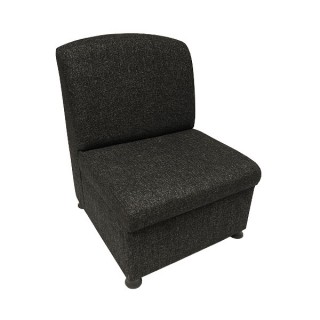 Charcoal Fabric Unit Chair