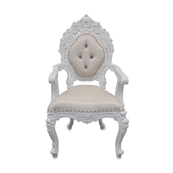 White Wedding Throne Chair