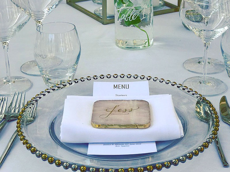 Glass Plates, Chargers & Dish Rental
