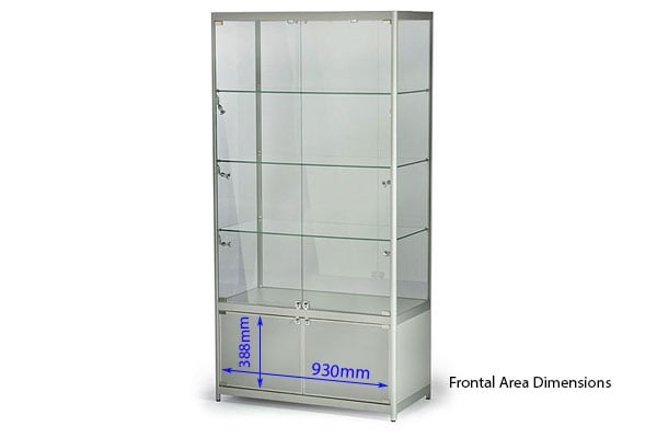 Tall Centre Showcase With Cabinet Vinyl Dimensions