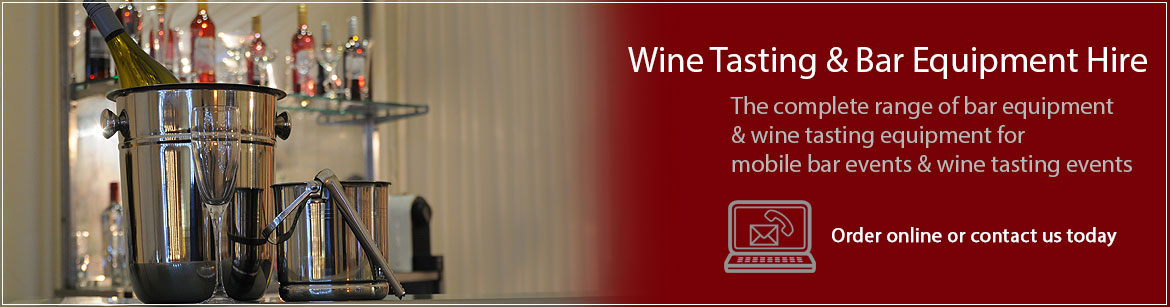 Hire Wine Tasting & Bar Equipment