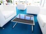 Coloured Glass Coffee Table Hire