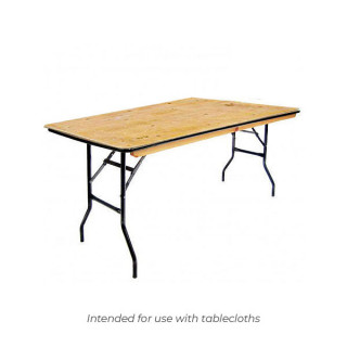 6ft x 2ft 6in Trestle Table
