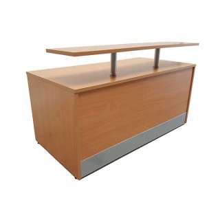 Reception Desk With Front Shelf