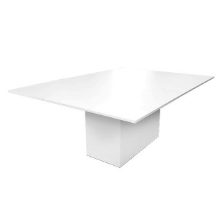 Rectangular Crystal White Table