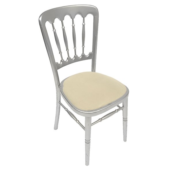 Silver Napoleon Chair