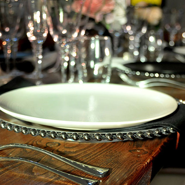 Glass Plates, Chargers & Dish Hire London