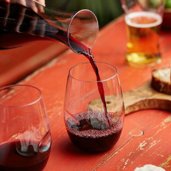 Stemless Wine Glass Hire London