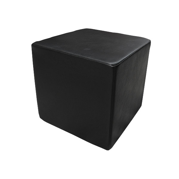 Black Cube Stool