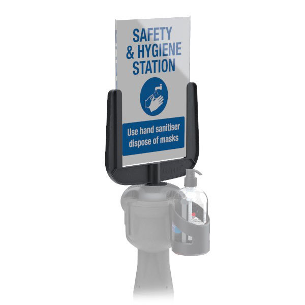 A4 Sign Holder For Retractable Queuing System