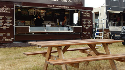 Picnic Bench Hire For Large Outdoor Events