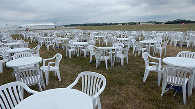 Plastic Garden Furniture Hire For Outdoor Events