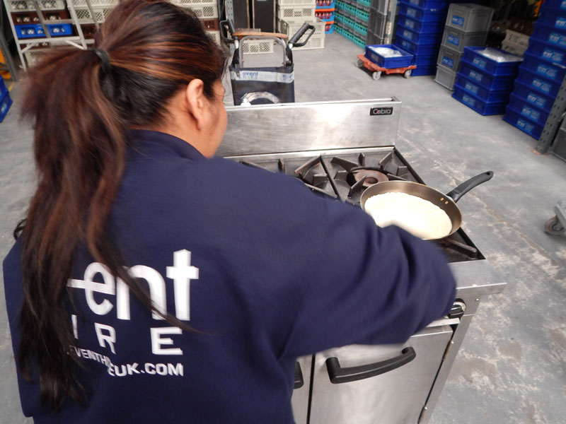 Cooking Pancakes 2 at Event Hire UK