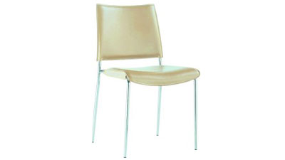 Cream Leather Chair Hire For Intimate Dining Events