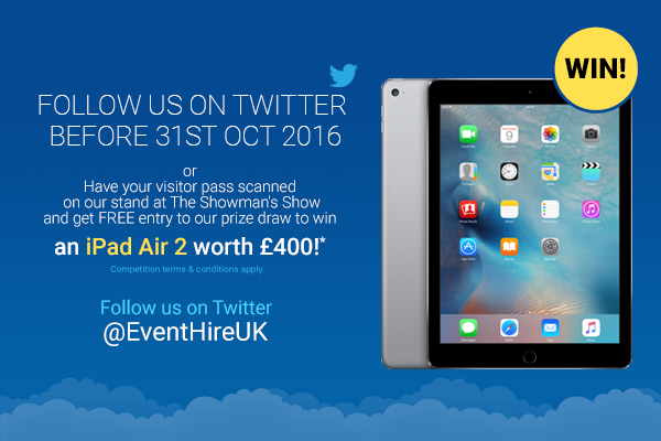 Event Hire UK Twitter Competition
