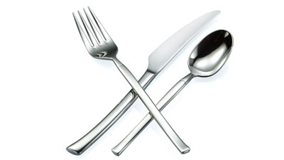 Modern Mercury Style Cutlery Hire