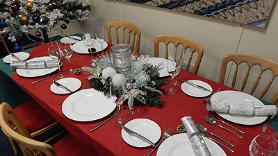 Rectangular Table Christmas Furniture Hire
