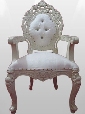 White Wedding Throne Chair Hire