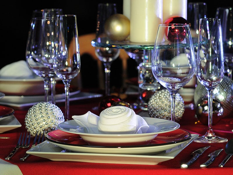 christmas table hire