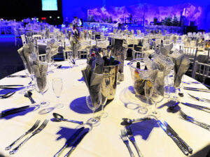 wine glasses hire for events