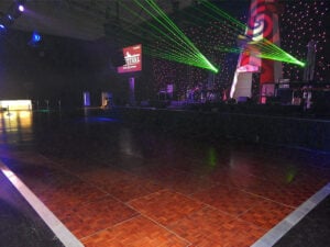 success with dance floor hire