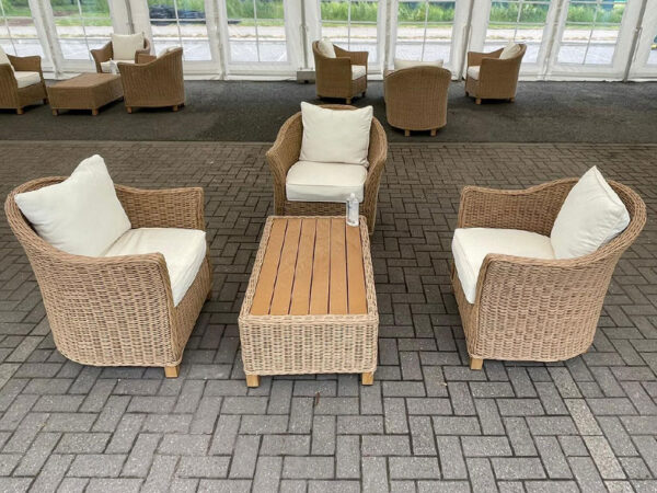 15051 hire ascot outdoor rattan armchairs
