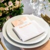 gold allure cutlery with coupe plates