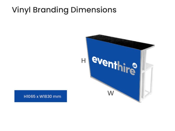 branding dimensions for straight starlight bar unit