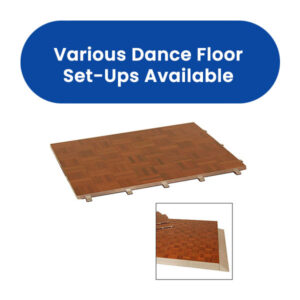parquet dance floor set
