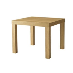 square coffee table beech