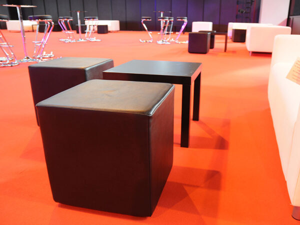 15093 brown cube stool hire