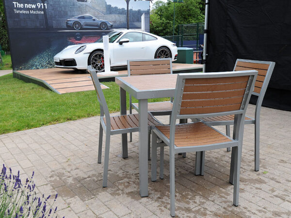 16024 teak nova outdoor table hire