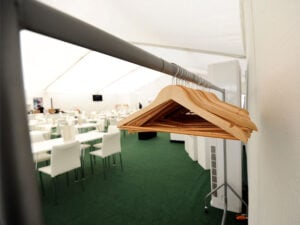 coat hanger of coat rail