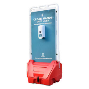 Two Sided Outdoor Hand Sanitiser Dispenser