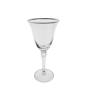 Silver Rim Wine Glass 7oz