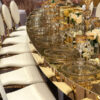 gold themed wedding table