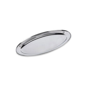 14in Oval Stainless Steel Flat