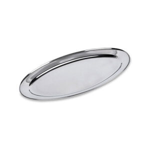 18in Oval Stainless Steel Flat