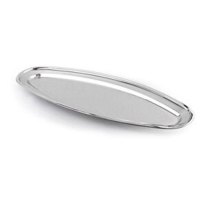 30in Oval Stainless Steel Fish Platter