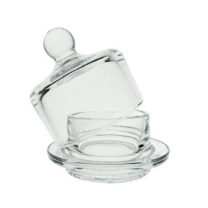 Butter Dish With Glass Cloche