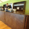 portable bar units and portable back bar units ready to welcome event guests
