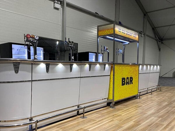 zip cocktail bar units with draught mobile bar dispenser unit