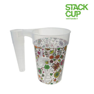 Reusable STACK-CUP Love Your Festival Half Pint To Line 12oz