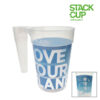 Reusable STACK-CUP Love Your Planet Pint To Line 22oz With Deposit Scheme