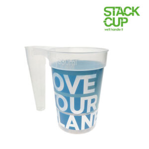 Reusable STACK-CUP Love Your Planet Half Pint To Line 12oz