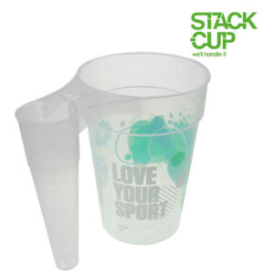 Reusable STACK-CUP Love Your Sport Pint To Line 22oz