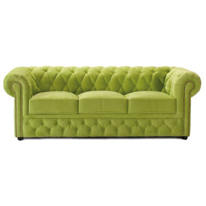 Fabric 3 Seater Chesterfield Sofa