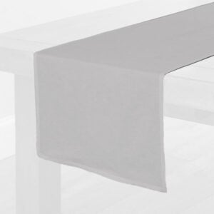 fabric table runner grey