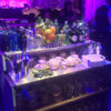 zip cocktail back bar unit with premium gin glasses and fruit